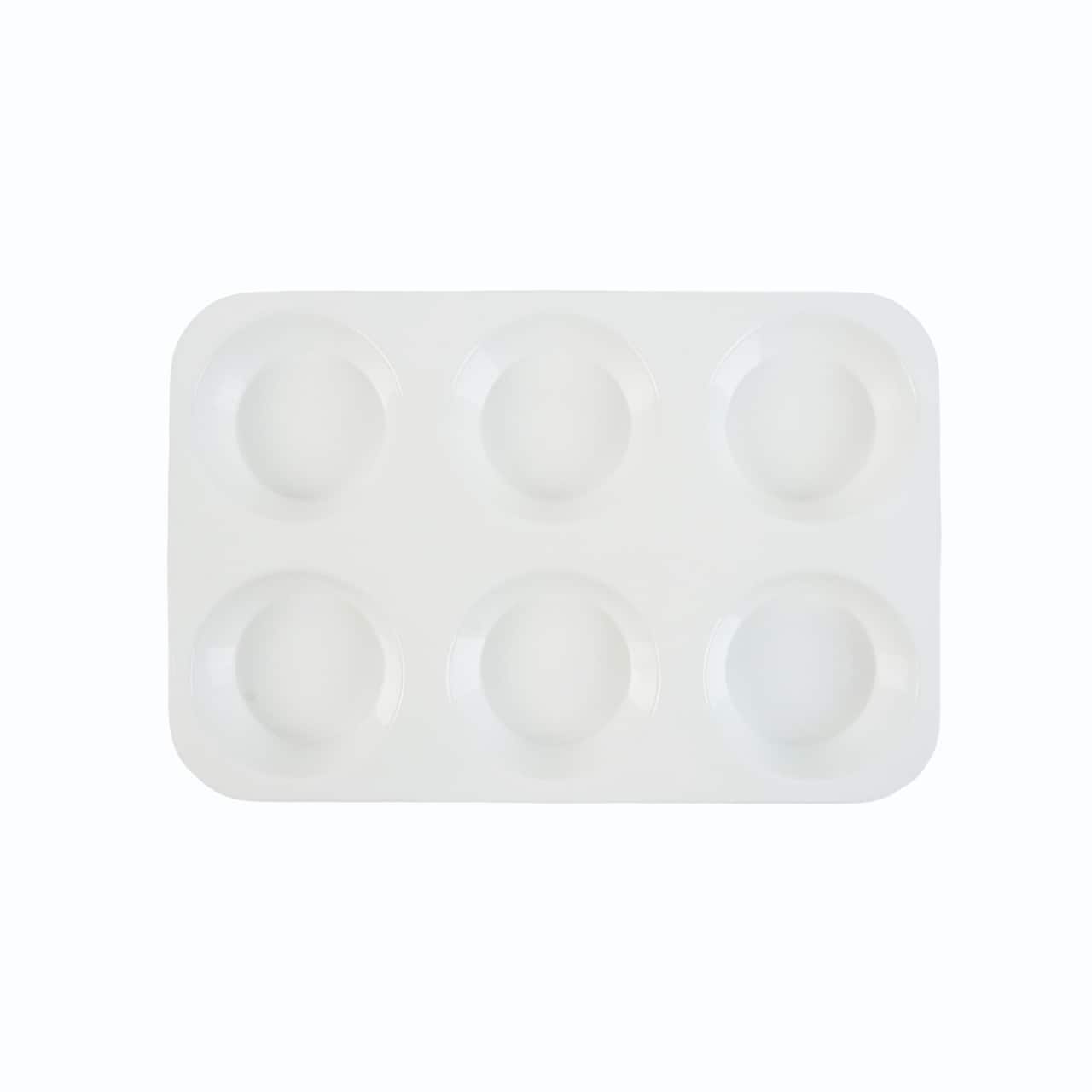 12 Pack: Deep 6-Well Plastic Palette by Artist's Loft®